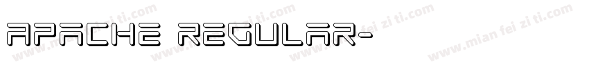 Apache Regular字体转换